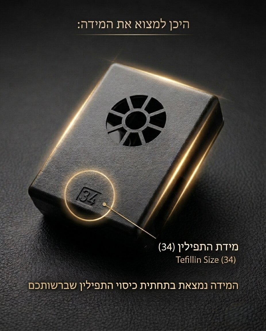 מדריך מידות לתפילין